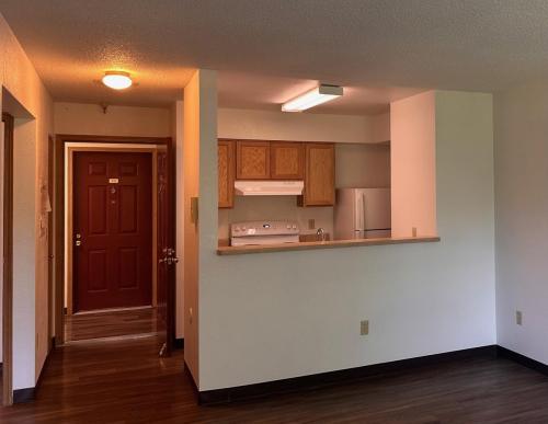 View into the Kitchen from the Living Room